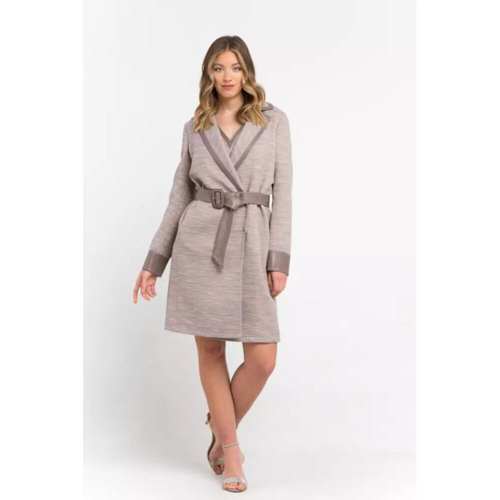 Trussardi Beige Cotton Women Women's Coat